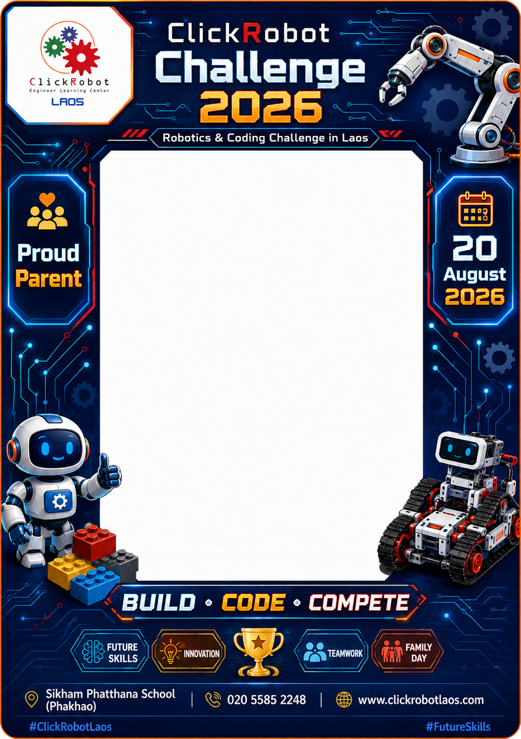 ClickRobot Challenge photo frame